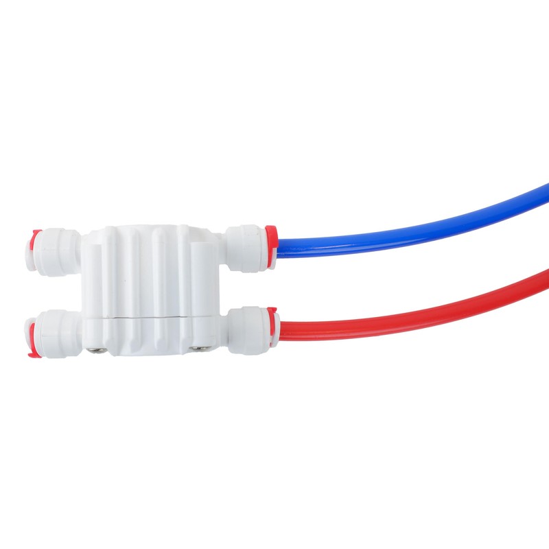 ASV-204W-ALC Automatic Shutoff Valve for RO Systems, 1/4" Quick-Connect, Includes