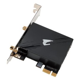 GIGABYTE WiFi 6E GC-WBAX210 (2x2 802.11ax/Tri-Band WiFi/Bluetooth 5.2/Tarjeta de expansión PCIe)