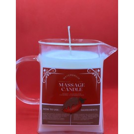 Handmade Massage Oil Candle, Chocolate Covered Strawberry, Valentine's Day Candle