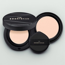 Anjumain Sooryehan The Black Tension Fit Mesh Cushion Original 13g + Refill 13g, No. 21, 1 piece / 수려한 더 블랙 텐션 핏 메쉬쿠션 본품13g + 리필13g, 21호, 1개