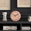 Jones Clocks® Hampstead desk clock | Freestanding | Rose pink