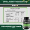 Enzimas Digestivas Probióticos Y Prebióticos 60 Cápsulas l Bromelina, Papaina