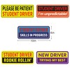 Non-Magnetic Student Driver Stickers - Removable Student Driver Stickers, Safe