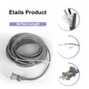 916588-05 908676-01 DC-15 AC Power Cord, 36ft, Black, Compatible with