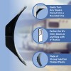 RecPro RV Entry Door Corner Radius Block | 4” Radius