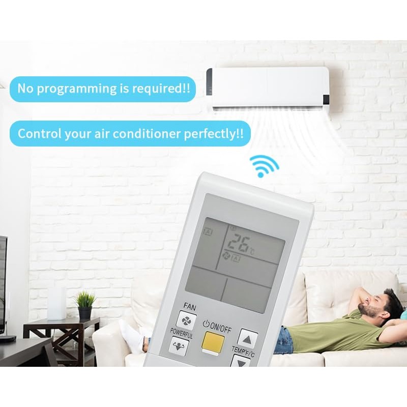 Replacement Remote Control for Daikin AC Air Conditioner ARC452A9 ARC452A10