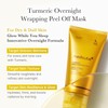 medicube Turmeric Overnight Wrapping Peel Off Mask - Nourishes dull,