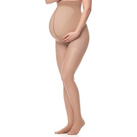 Antie Women's 40 DEN Pregnancy Tights M5109 (Natural, L (Manufacturer Size: 4))