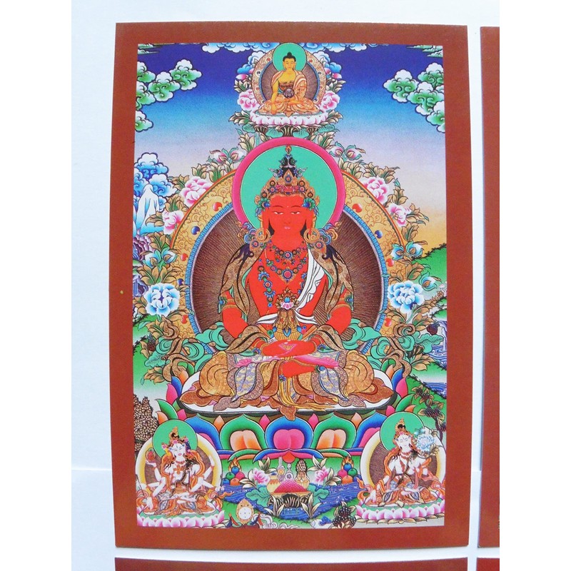 Buddhist Postcards Set of 4 Postcards