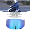 Motorcycle Helmet Lens Visor Sun Protection Clear Helmet Face Cover