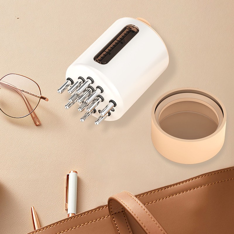 Electric Hair Massage Comb 15ml Capacity Vibration Scalp Applicator Comb