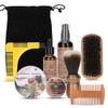 SEFUDUN Beard Grooming Kit for Men Beard Oil Beard Brush