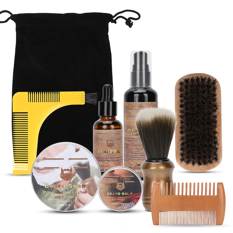 SEFUDUN Beard Grooming Kit for Men Beard Oil Beard Brush