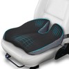 Ajiteogy Car Seat Cushion, Memory Foam Car Wedge Seat Cushion