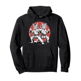 Karate Cat Tiger Karate Gi Karate Japanese Stuff Karate Pullover Hoodie