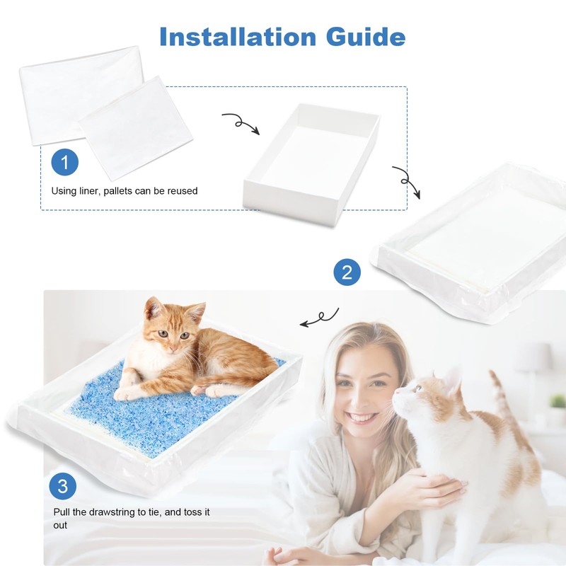 Cat Litter Liners for PetSafe ScoopFree Self-Cleaning Cat Litter Box,