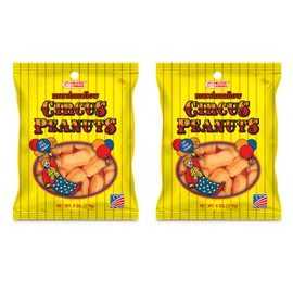Melster Candies - Classic Marshmallow Circus Peanut Candies - Fat Free, Iconic and Nostalgic Sweet Treats - 6 oz. Bags - 2 Pack