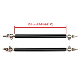 EMSea 2x Adjustable 22.7cm Front Bumper Lip Splitter Rod Strut Brace Tie Bar Support