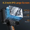 LIIAMOAR Borescope, Endoscope Camera with Light, 2.0MP HD Inspection Camera,