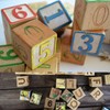 MUXGOA MUXGOA Unfinished Wooden Cubes,Pack of 50 Wood Blocks for