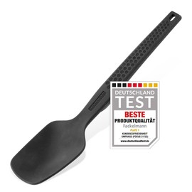 Fackelmann Statement Lift-Up Serving Spoon - Cooking Spoon with Ergonomic Handle - Suitable for Coated Pots and Pans - Approx. 30 x 6.5 x 3.5 cm