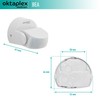 Oktaplex Bea Set of 2 Outdoor Motion Detectors 230 V
