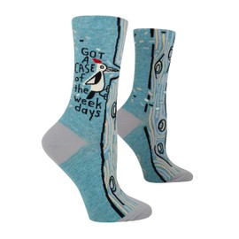 Blue Q Women's Funny Novelty Crazy Crew Socks with Sassy Fun Sayings
