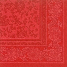 20 Serviettes Royal Collection 1/4 Fold 40 x 40 cm Red Ornaments