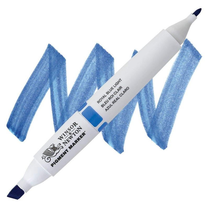 Winsor & Newton Pigment Marker - Blue (Pack of 6)