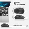 ACT Wired Optical Sensor Mouse - 1000 DPI - USB