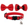 Gyapet Cat Collar with Bow Tie Bell Breakaway Kitten Small