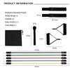 Resistance Bands Set,Anti-Snap Exercise Bands with Handles,Door Anchor and Ankle