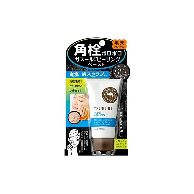 BCL Tsururi Black Head Pore Peeling Ghassoul [Health and Beauty]