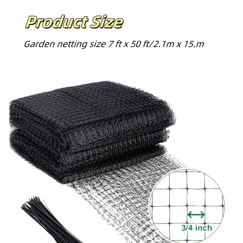 Garden Netting, 2.1m x 15.m Bird Netting for Garden, Bird