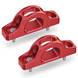 MZS Tie Down Hooks Truck Bed Anchors Inner Side Point Compatible with 2022-2025 Maverick Pickup Trucks, Replace YL3Z-9900064-AAA YL3Z9900064AAA, Red, Pack of 2
