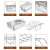 P&P CHEF 14" Roaster Roasting Pan with Baking Rack and