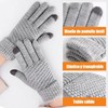 Guantes para Frio Mujer y Hombres,4 Pares Guantes Termicos Mujer,Guantes