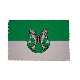 U24 Brillenputztuch Saalfeld Fahne Flagge Glasreinigungstuch Microfasertuch