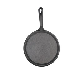 IMUSA 9.5in Preseasoned Cast Iron Comal for Tortillas, Arepas, Quesadillas, Heating & Searing, Heavy-Duty Flat Griddle