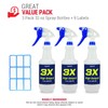 SupplyTuff 3X High Output Heavy Duty Spray Bottles for Cleaning