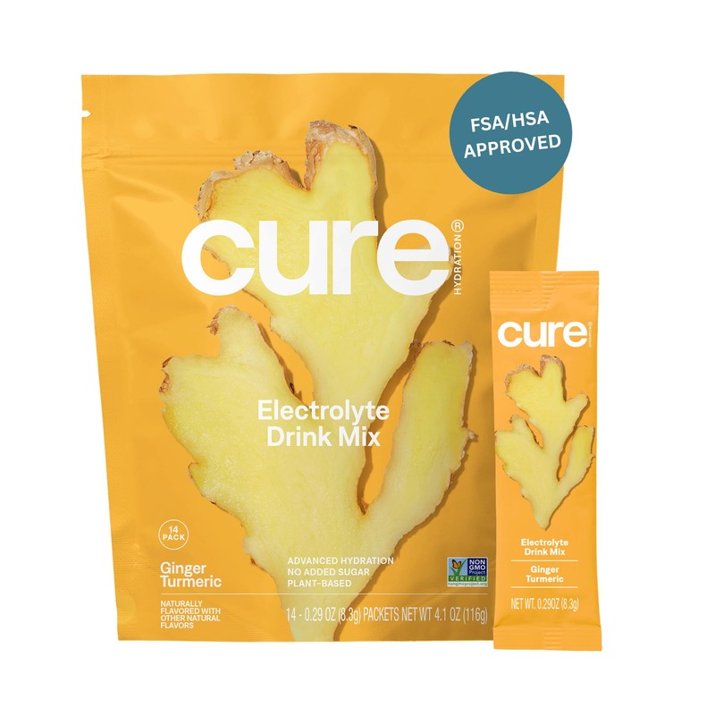 Cure Hydration Bebida de electrolitos vegetal | Sin azúcar añadido
