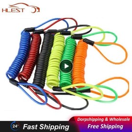 Anti-theft security bicycle scooter lock rope motorcycle lock cable universal motorcycle accessory alarm disc lock / 도난 방지 보안 자전거 스쿠터 잠금 로프 오토바이 잠금 케이블 범용 오토바이 액세서리 알람 디스크 잠
