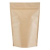 Bolsa Czipper Kraft Laminada 454g Cválvula Para Café 100pz