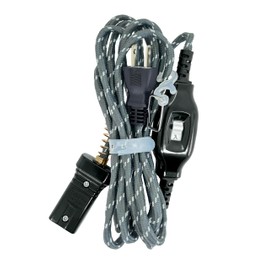 F-Factory 7A-125V /C-076 Kotatsu Cord with Intermediate Switch, Power Cord for Kotatsu 9.8 ft (3 m), Max. 700 W