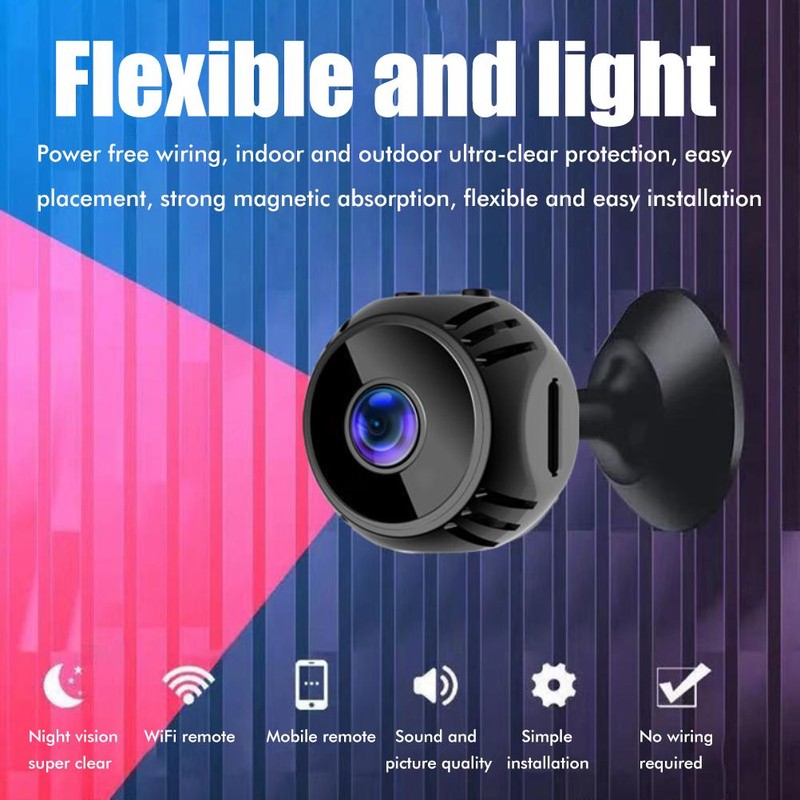 W8 Ultra Clear Wireless Monitor Camera Remote Monitoring Home Security