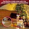 Clear Extension Cord - 15 FT Male to Female Invisible