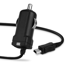 subtel® Qualitäts KFZ-Ladekabel - 1.1m (1A / 1000mA) kompatibel mit awesafe LKW Navigator 9" / Navigator A2 7" / Navigator A5 5" (5V / Mini USB) 12V/24V Ladegerät Netzteil Charger