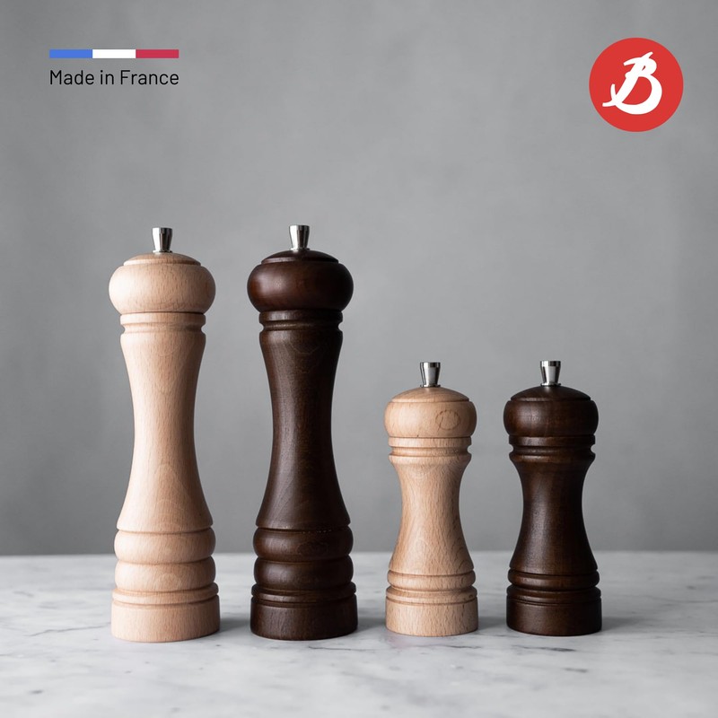 de Buyer JAVA Pepper Mill, Natural - 5.5” - Stainless