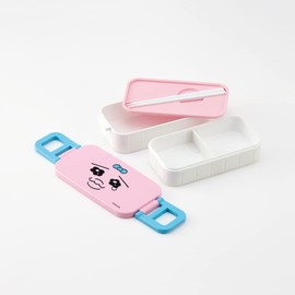 Skater YZW3AG-A Bento Box, 20.3 fl oz (600 ml), Antibacterial, 2-Tier, For Women, Made in Japan