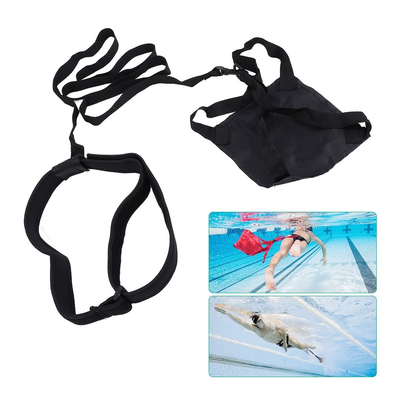 Swim Parachute Professional Safe Portable Swimming Resistance Training Belt Set